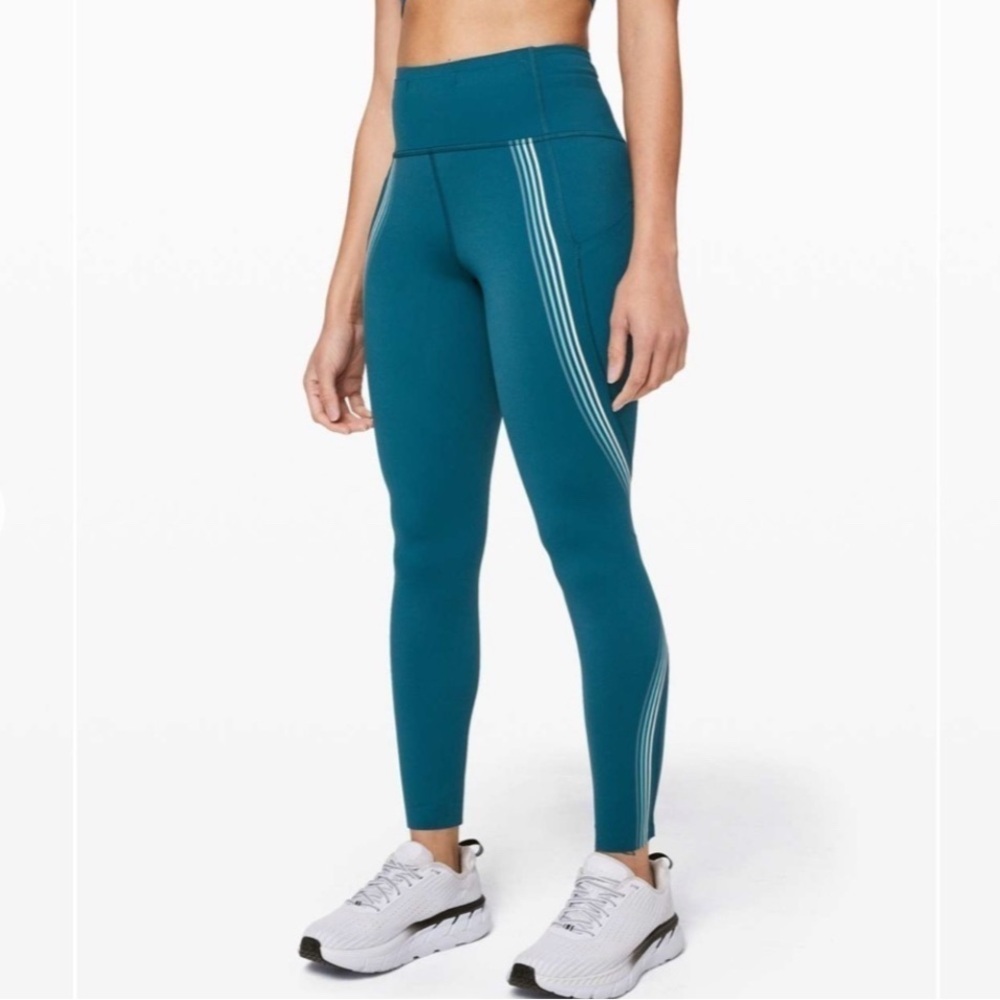Lululemon teal leggings size 2
